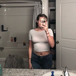 White Wilfred Free crop top